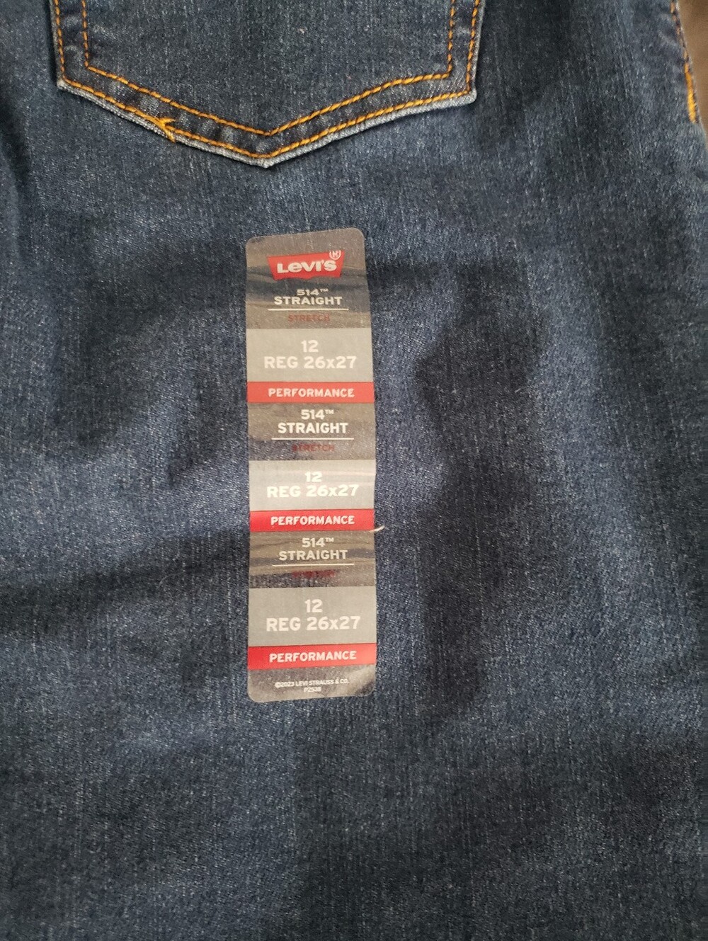 Levis Performance 514 Straight Jeans - Picture 9 of 11